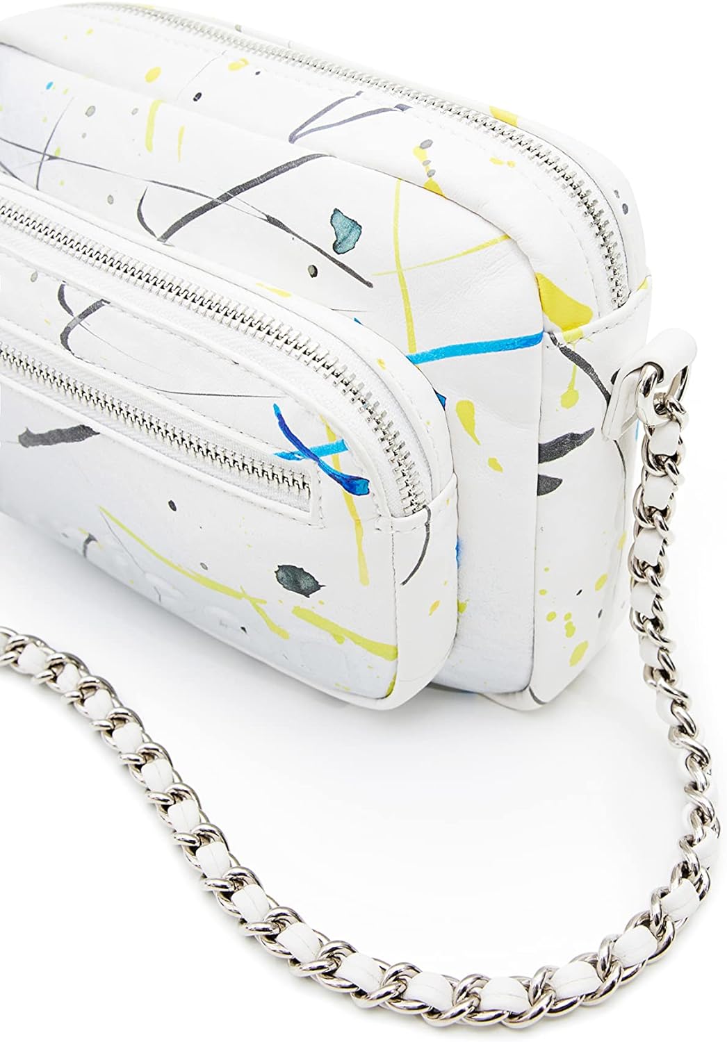 Desigual Women's Bag Splat_CAMBRID 2004 Silver, Black
