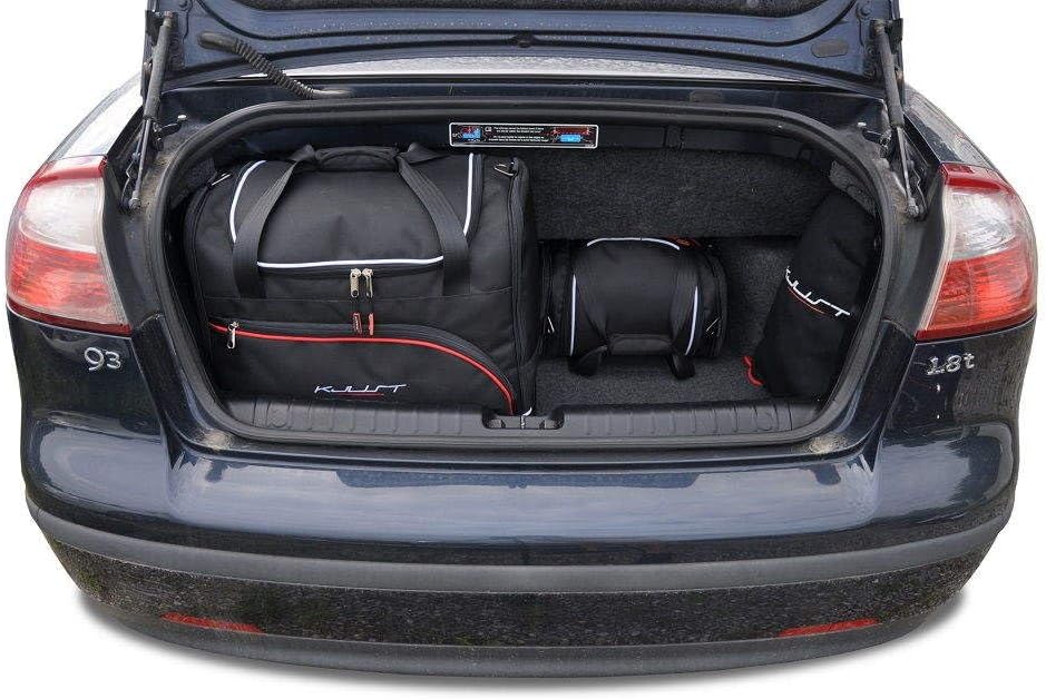 KJUST Dedizierte Reisetaschen 4 stk kompatibel mit SAAB 9-3 CABRIO II 2002-2011
