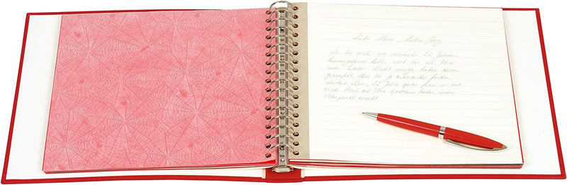 Semikolon 353347 Foto- & Gästebuch 17-Ring – 24,7 x 24 - Ohne Inhalt - Spiralfotobuch – pink rosa, P