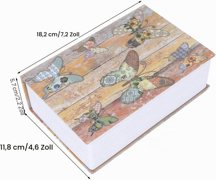 Buchsafe mit Zahlenschloss, Buchtresor Kreatives Simulationsbuch Safe Box Wörterbuch für Geld Schmuc