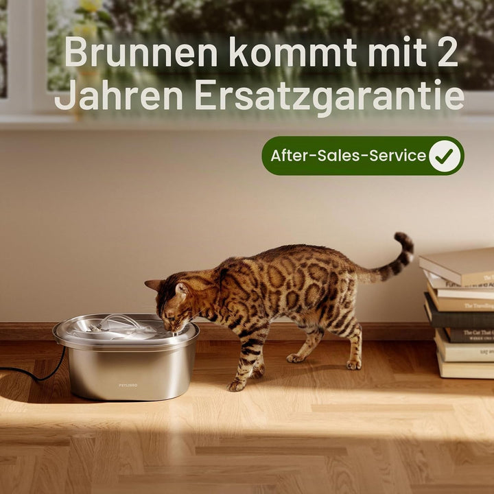 PETLIBRO Katzenbrunnen Filter 8er Pack, 8 Stück Filter für Katzenbrunnen Edelstahl, Dreifach-Filteru