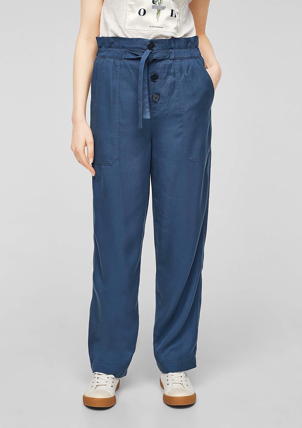 s.Oliver Damen Hose 34W Blau, 34W Blau