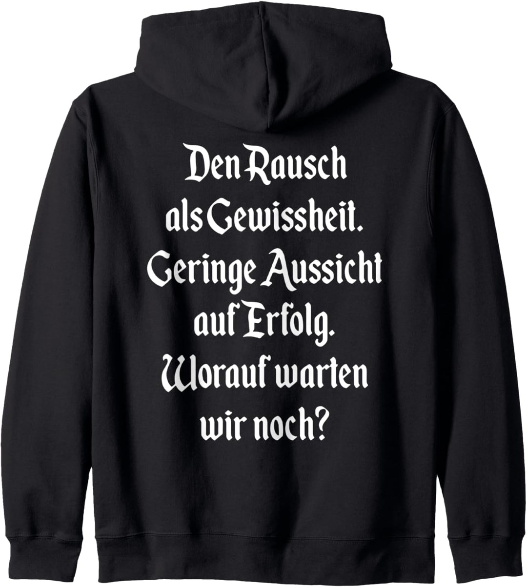 gönnli biertrinker saufen bier beer Kapuzenjacke