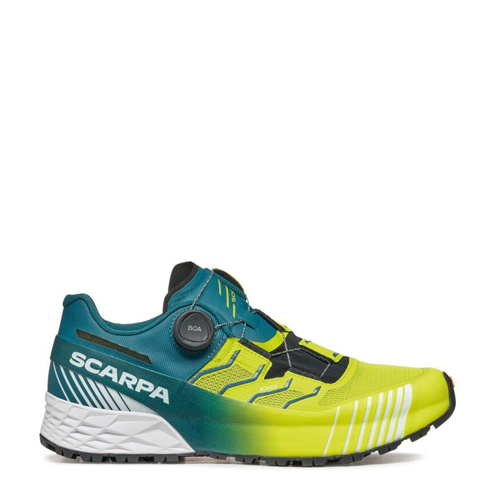 Scarpa Herren Ribelle Run Kalibra HT Schuhe Trailrunningschuhe 40 EU Lime Green Deep Lagoon, 40 EU L
