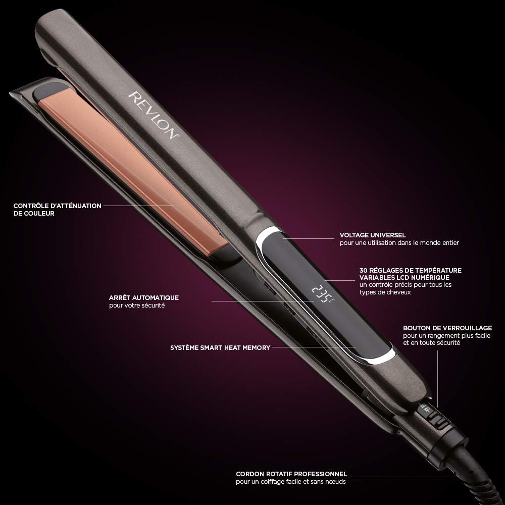 REVLON PROFESSIONAL Pro Collection Salon Straight Extra-Lang Copper Glätteisen, 125 mm, RVST2175E, s