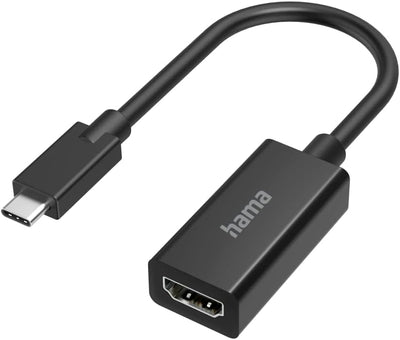 Hama USB C auf HDMI Adapter, 4K Ultra HD 30 Hz (USB C Adapter zum Anschluss von PC, Laptop, MacBook,