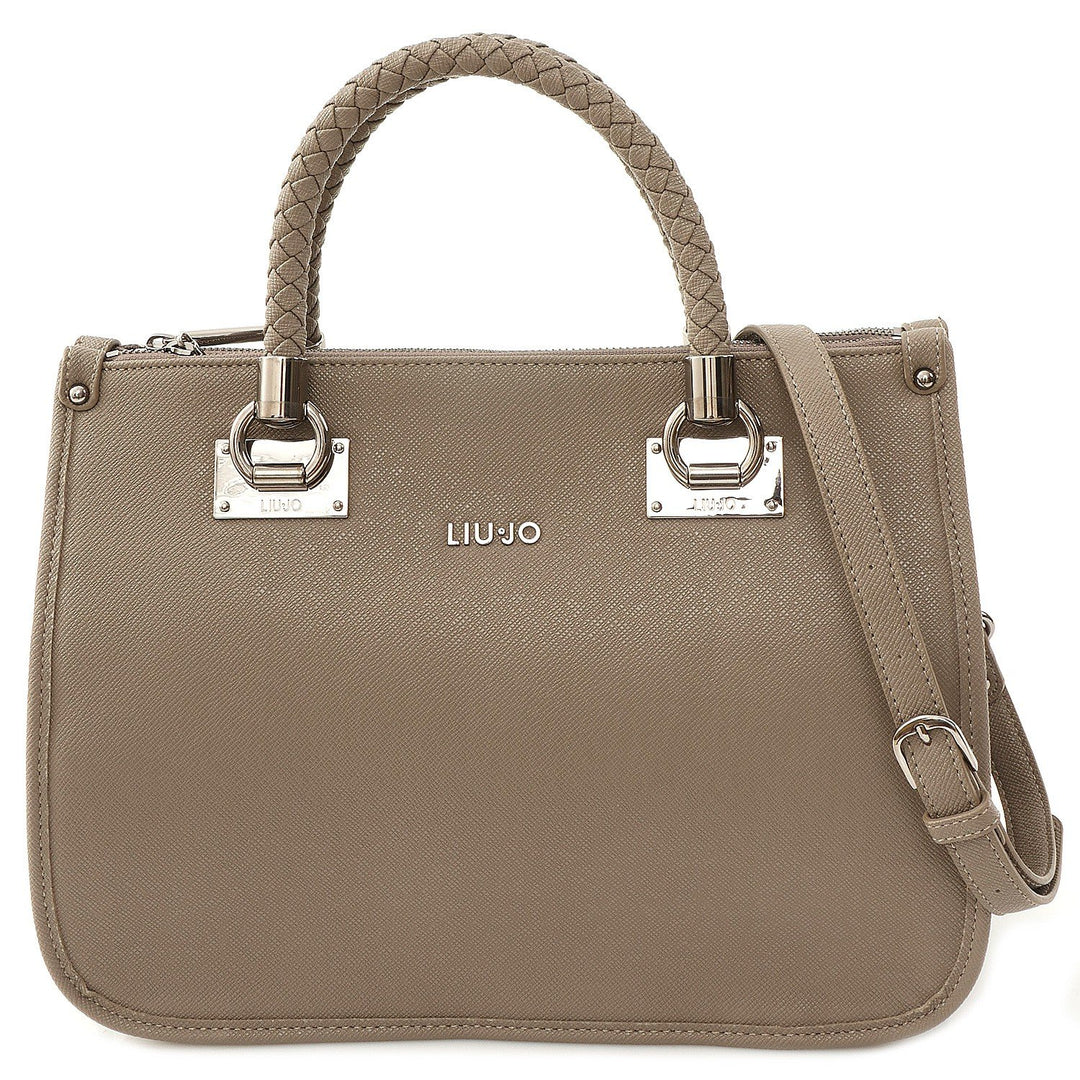 Liu Jo HANDTASCHE SHOPPING M QUADRATA FARBE GRAU