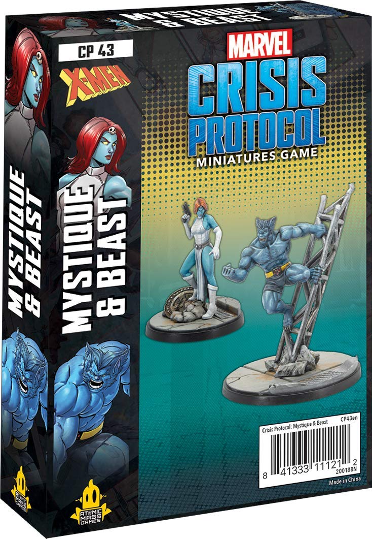 Atomic Mass Games - Marvel Crisis Protocol: Character Pack: Mystique and Beast - Miniature Game