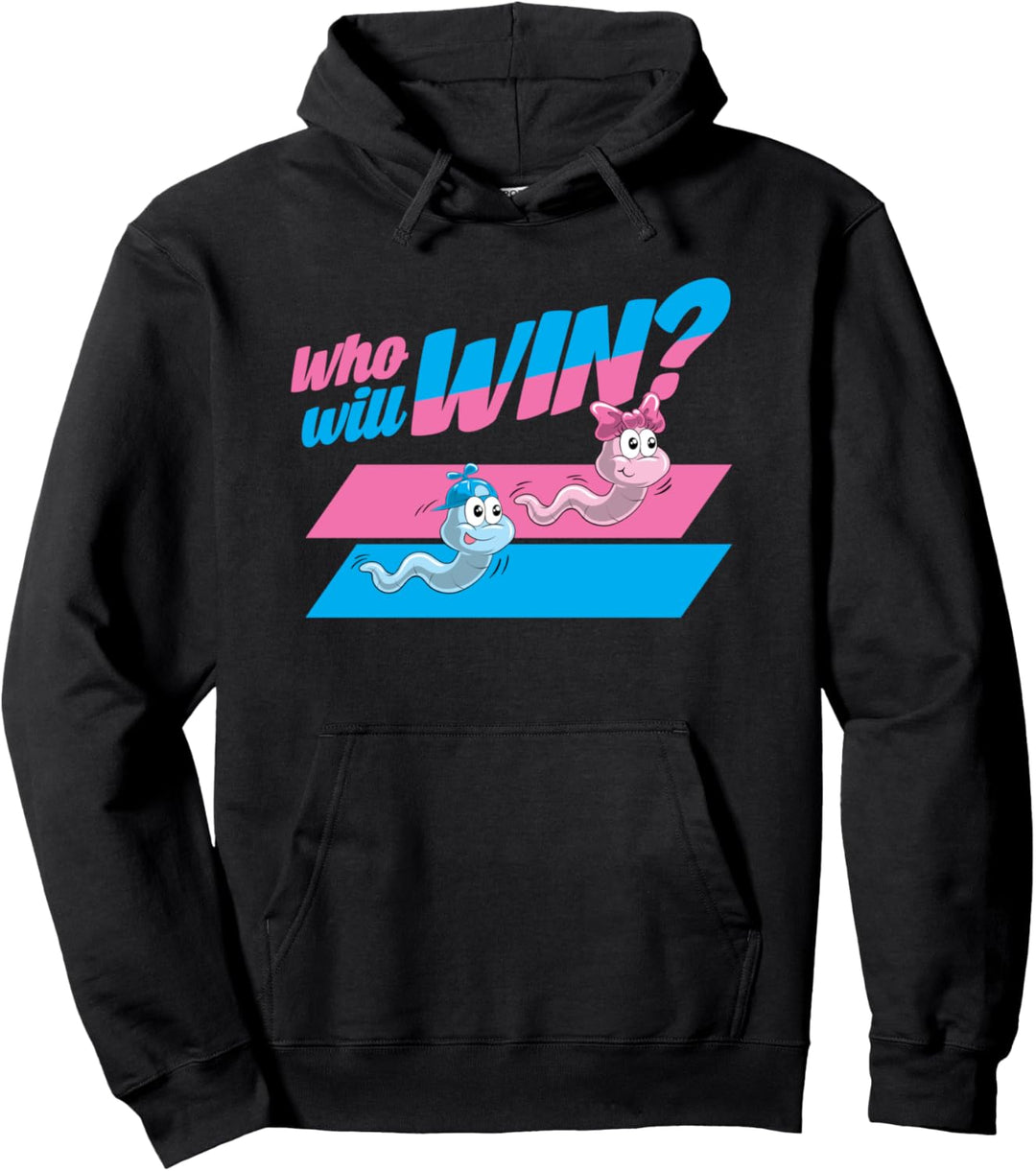 Wer die Race Gewinnen Wird Gender Reveal Pullover Hoodie