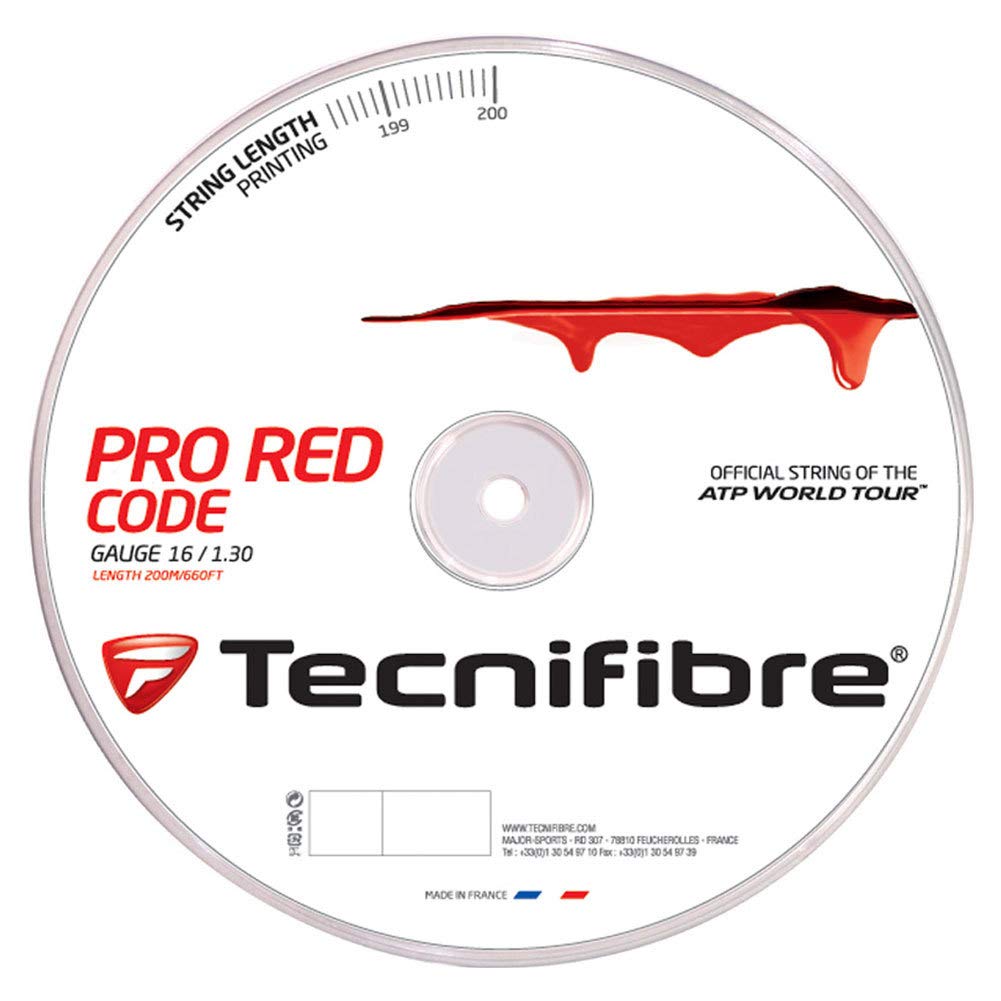 Tecnifibre Tennissaiten Pro Redcode rot Einheitsgrösse, rot Einheitsgrösse
