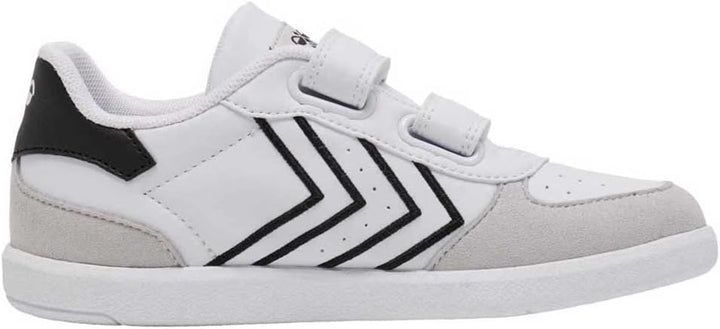 hummel Klettverschluss Sneaker Low Victory Kinder Grösse, White Black
