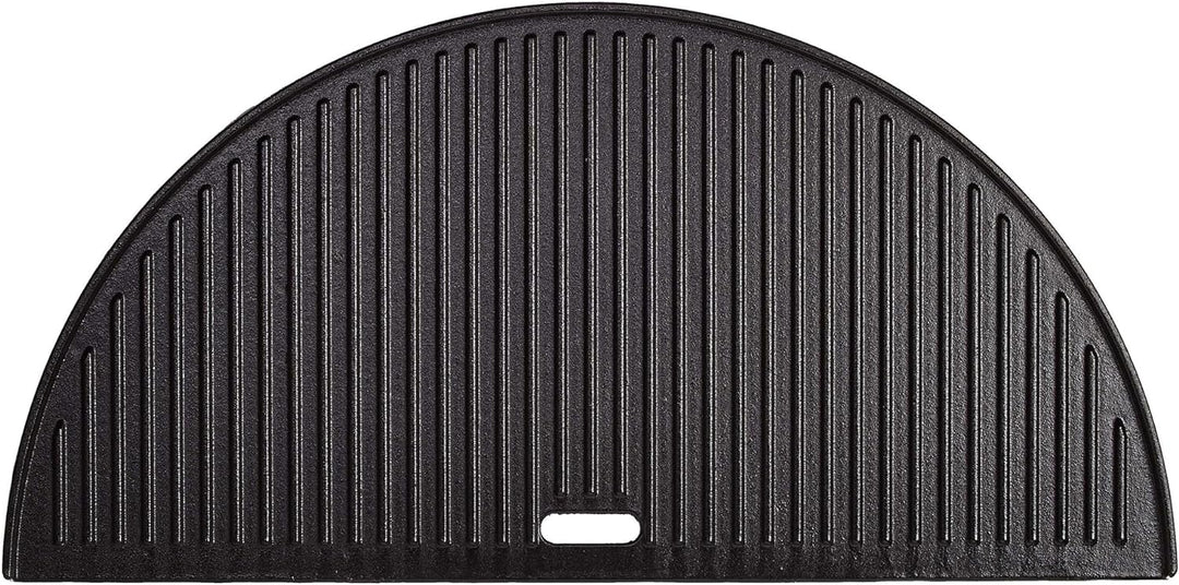 KamadoJoe ® - Zweiseitig verwendbare Gusseiserne Grillplatte (halbrund) - Big Joe, Zweiseitig verwen