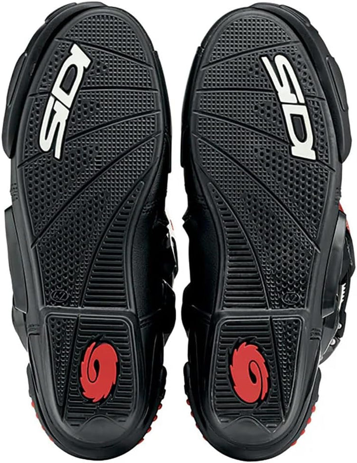 Sidi ST Motorradstiefel Schwarz Rot 48 EU, Schwarz Rot 48 EU