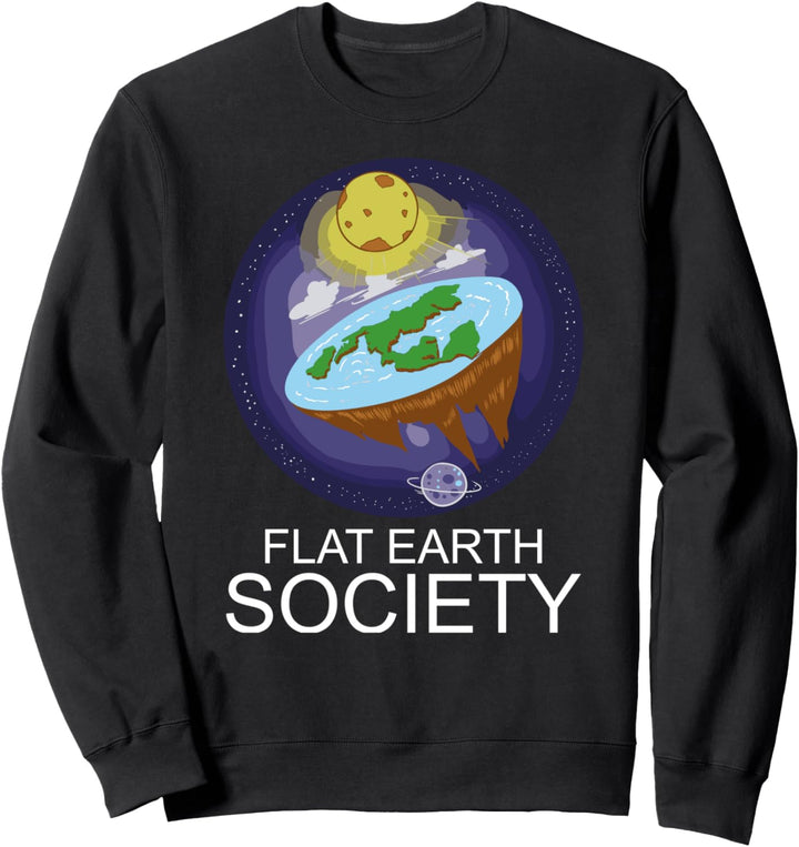 Flache Erde Society - Flache Erde Sweatshirt