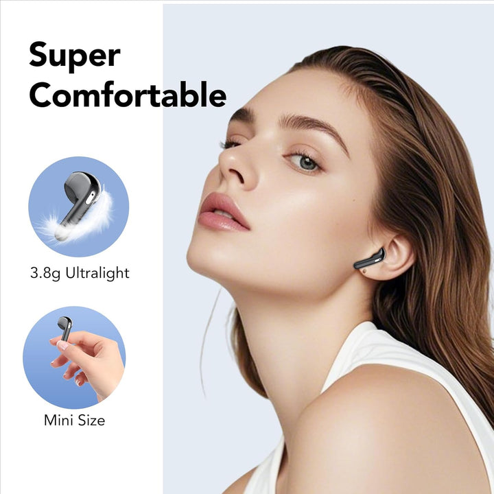 Bluetooth Kopfhörer, In Ear Kopfhörer Kabellos Bluetooth 5.4 Kabellose Kopfhörer mit 4 Mic, 2026 Kab