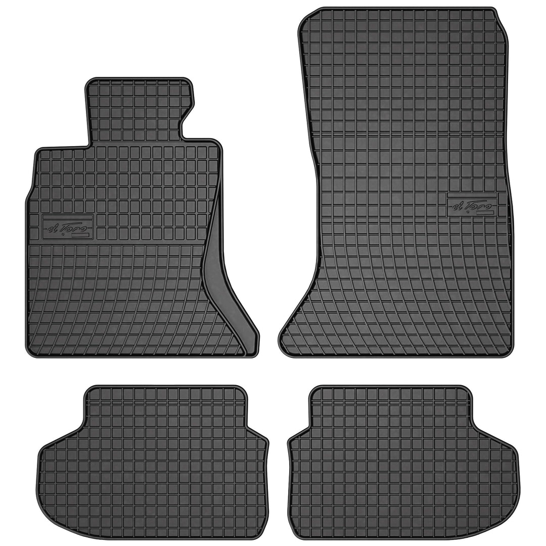 M MOTOS Gummimatten Auto Fussmatte passt für BMW 5er F10 2010-2013 Verbessern Sie Ihren Reisekomfort