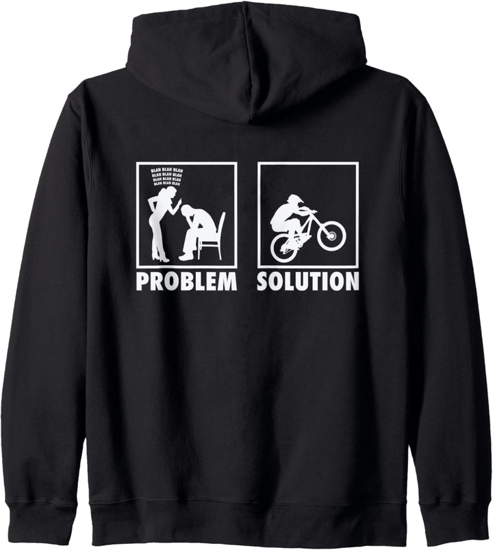 Mountainbike, Radfahren, Fahrradfahren, Mountainbike-Fahrer Kapuzenjacke