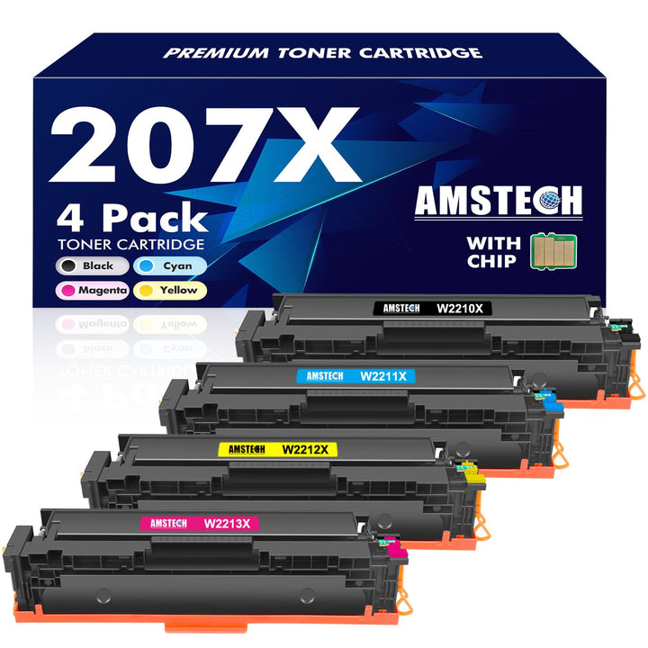 207X 207A MFP M283fdw Toner: Ersatz für HP 207X 207A Multipack Toner für HP Color Laserjet Pro MFP M