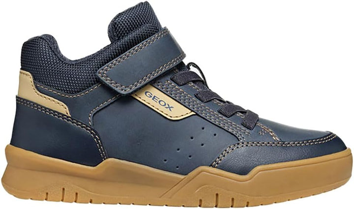 Geox Jungen J Perth Boy B Sneaker 35 EU Braun B, 35 EU Braun B