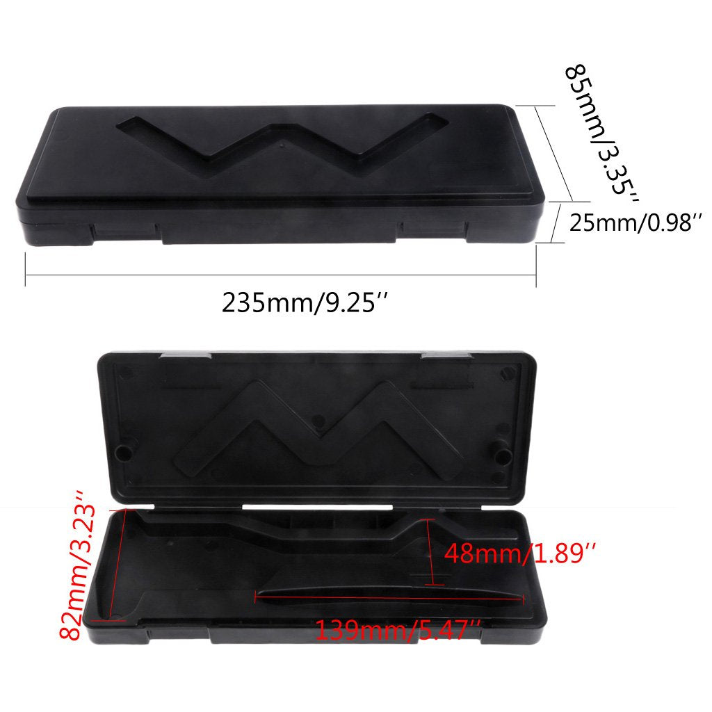 MSEKKO Messschieber Box Aufbewahrungsbox Etui für 0-150 mm Edelstahl elektronisches digitales Messsc
