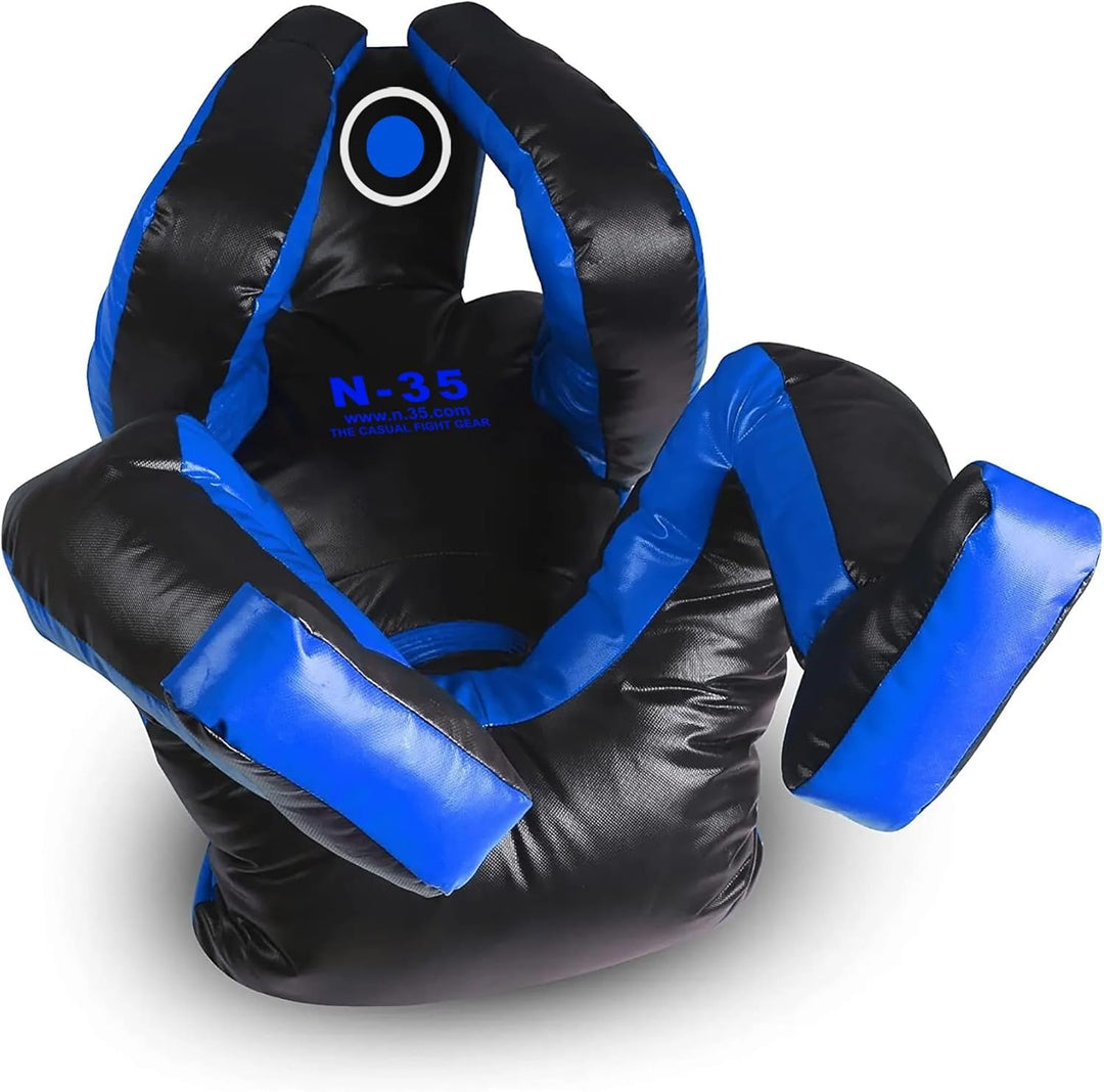 Self-Defense Training Vinyl Dummy 180cm Blau MMA BJJ Wrestling Grappling