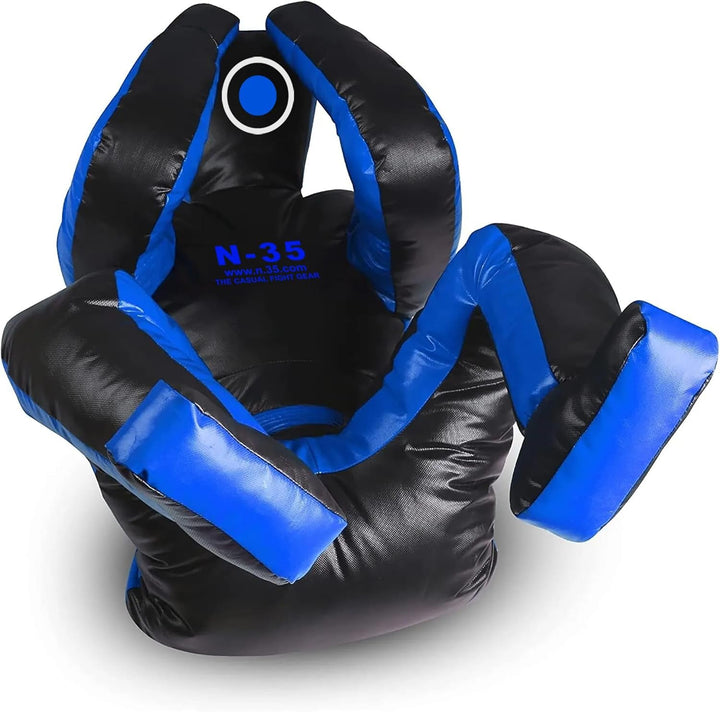 Self-Defense Training Vinyl Dummy 180cm Blau MMA BJJ Wrestling Grappling