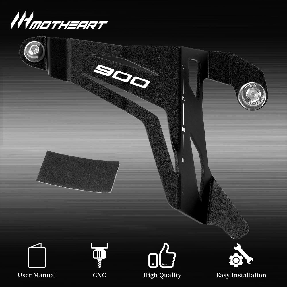 Quickshifter-Schutzplatte für F900XR/F900R 2020-2025 2mm Aluminium 3-Punkt-Befestigung eloxierte Obe
