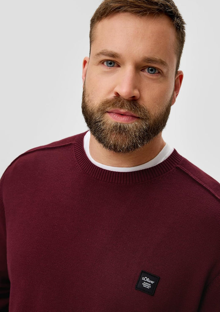 s.Oliver Herren 2143289 Pullover mit Crew Neck 4XL 3976, 4XL 3976