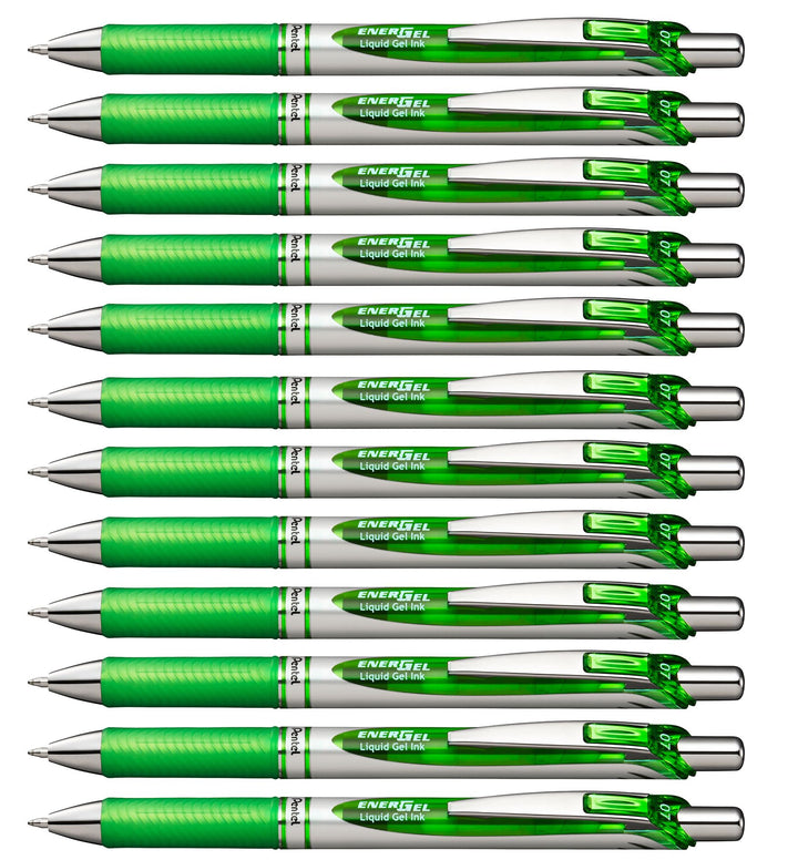 Pentel BL77-KX EnerGel Gel-Tintenroller mit Druckmechanik, 0,7 mm Kugeldurchmesser = 0,35 mm Strichs