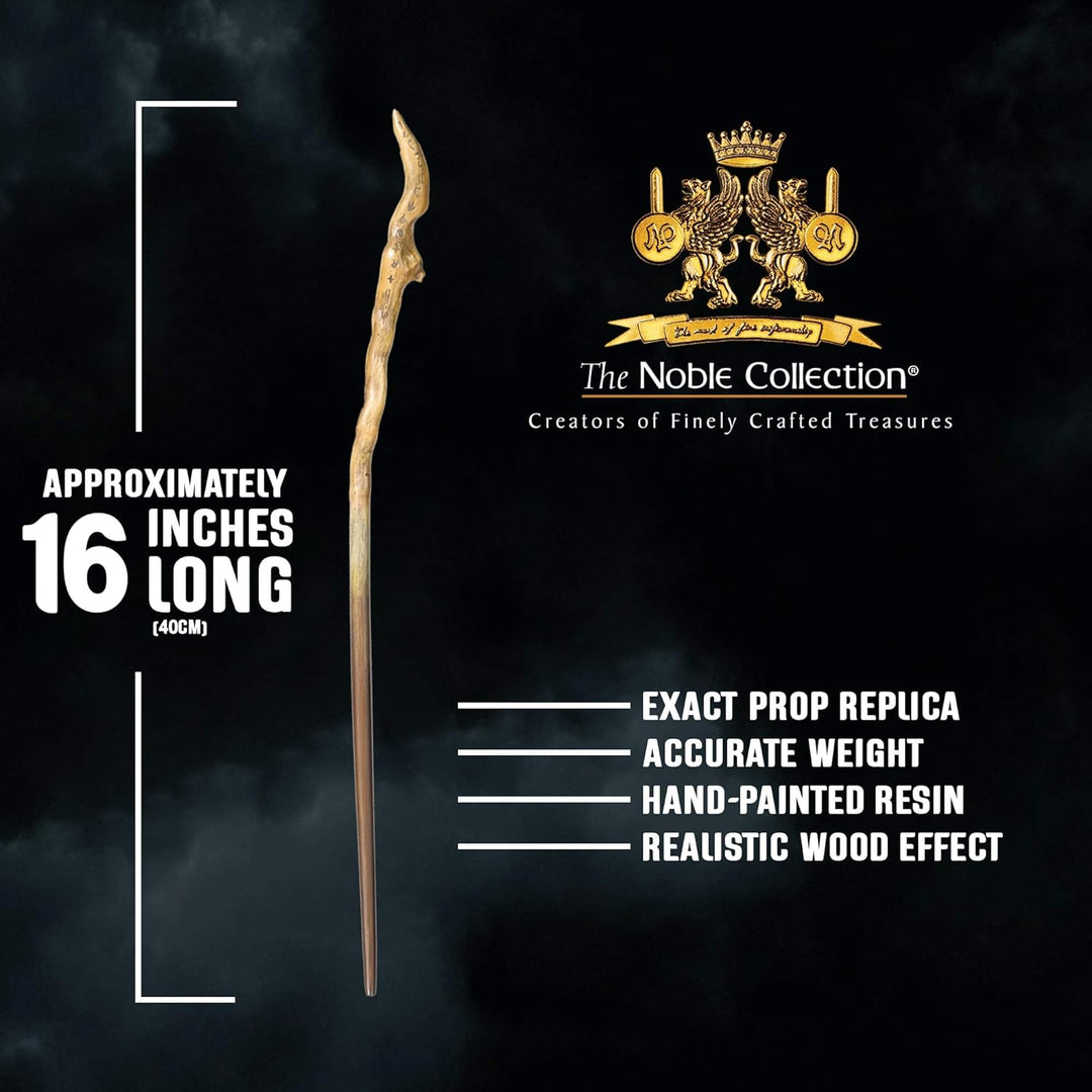 The Noble Collection - Gregorovitch Character Wand - 15in (39cm) Wizarding World Wand with Name Tag