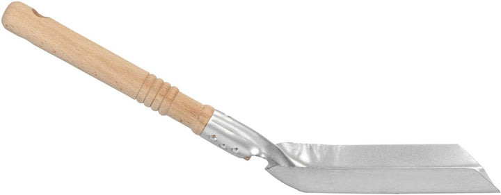 com-four® 2X Kohlenlöffel mit verzinktem Schaufelblatt - Ofenschaufel mit Holzgriff - Kohlenschaufel