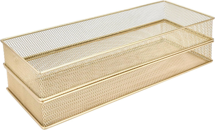 Annova Netz-Schubladenschrank und Regal, Organizer, Aufbewahrungskorb, für Schule, Büro, Zubehör, 2