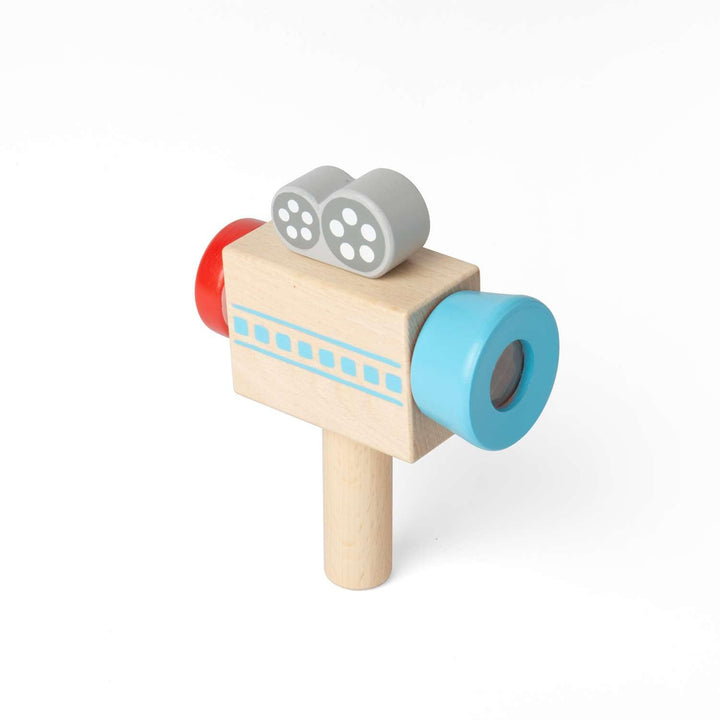 Bigjigs Toys Kinder Videokamera, Holz Rollenspielzeug, umweltfreundliches Holz