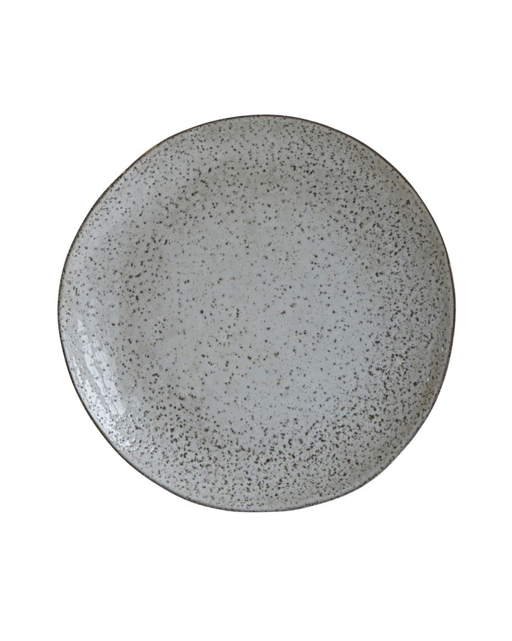 House Doctor Kuchenteller, Rustic, Grau/Blau, h: 2 cm, Dm: 20.5 cm Dia: 20.5 cm, H.: 2 cm, Dia: 20.5