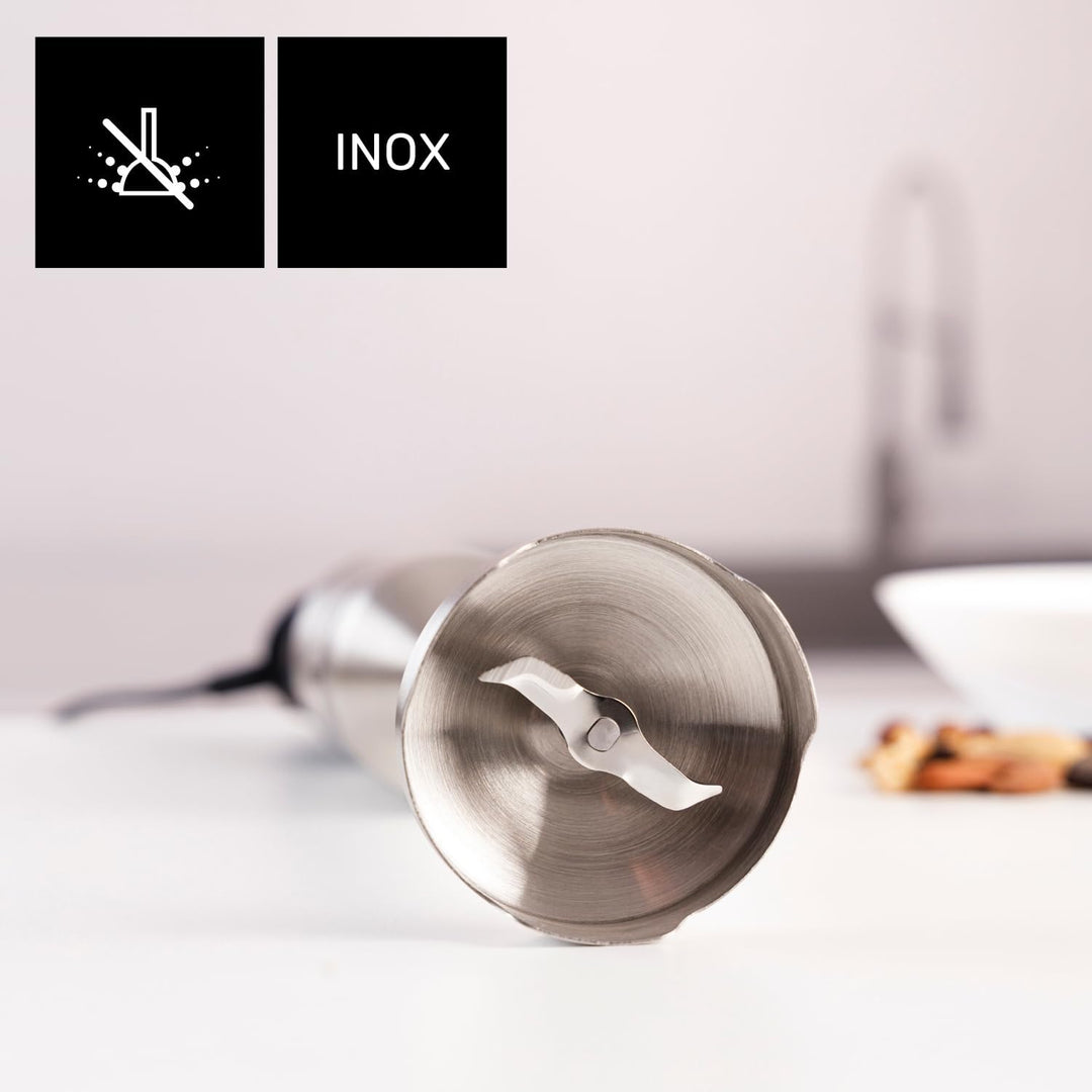 Taurus Rocket 1500 Nero Inox Stabmixer | 1500 W | Leistungsregler | ergonomisches Design | Stab und
