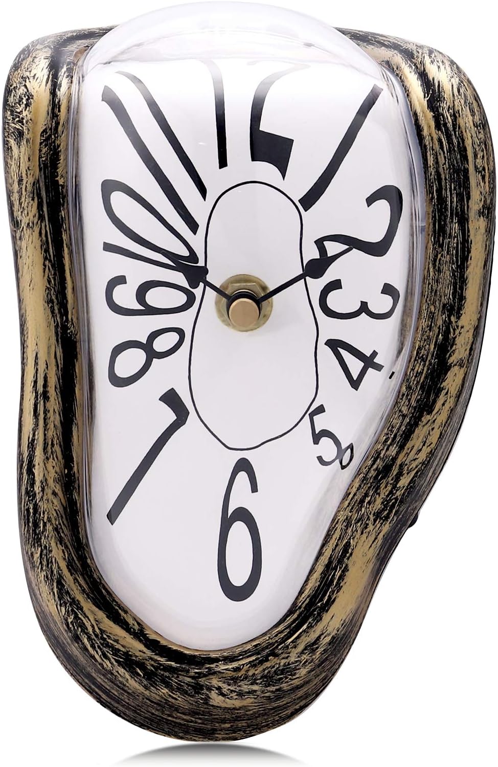 Lafocuse Lautlos Salvador Dali Uhr, Geschmolzene Uhr Ohne Tickgeräusche, Tischuhren Modern Schmelzen