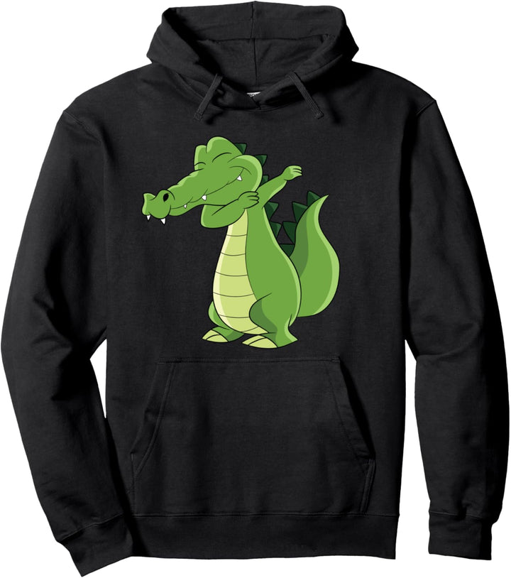 Dabbing Krokodil Kinder Alligator Krokodile Pullover Hoodie