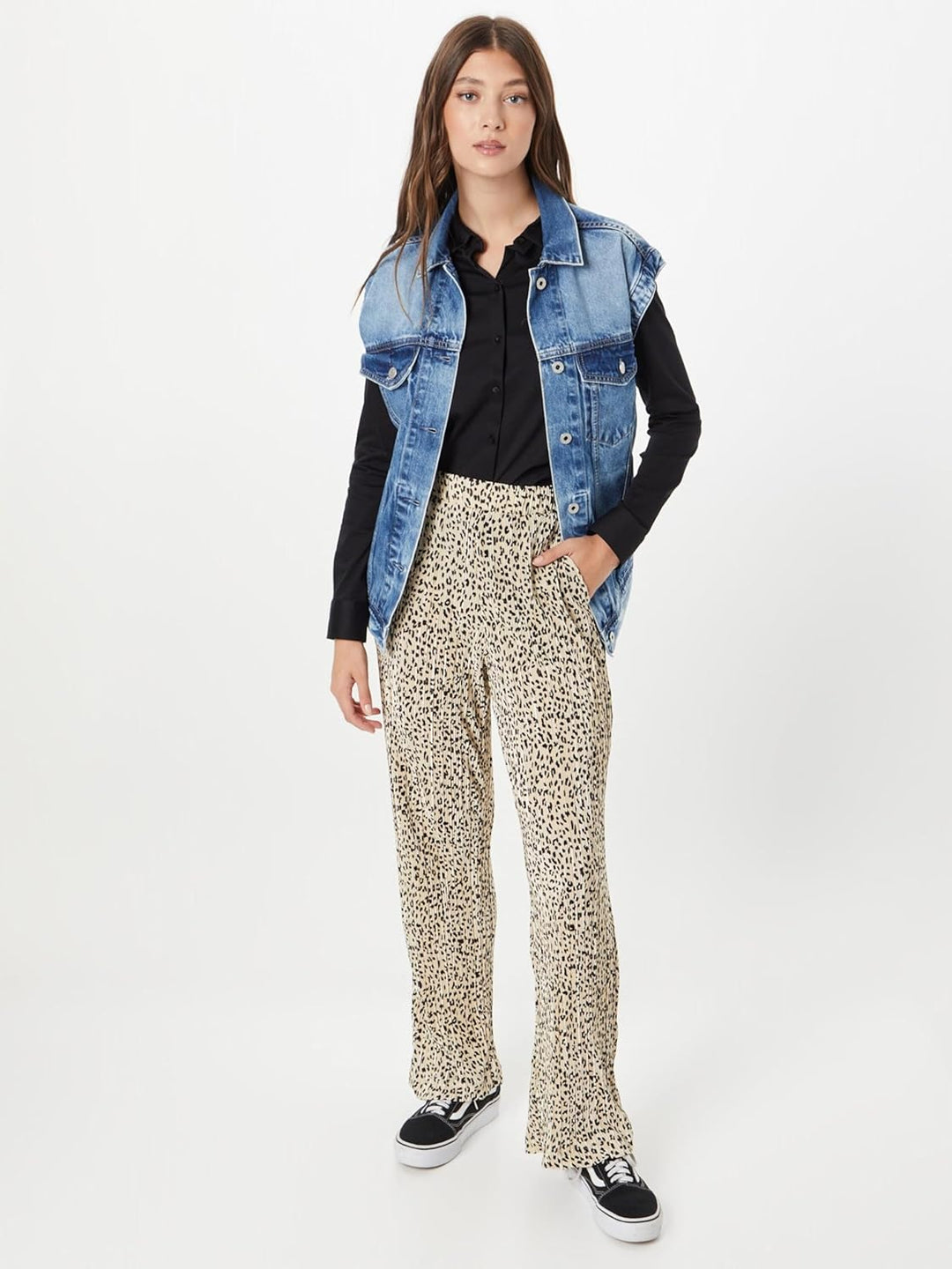 MOS MOSH Damen Bluse Tina M Schwarz, M Schwarz