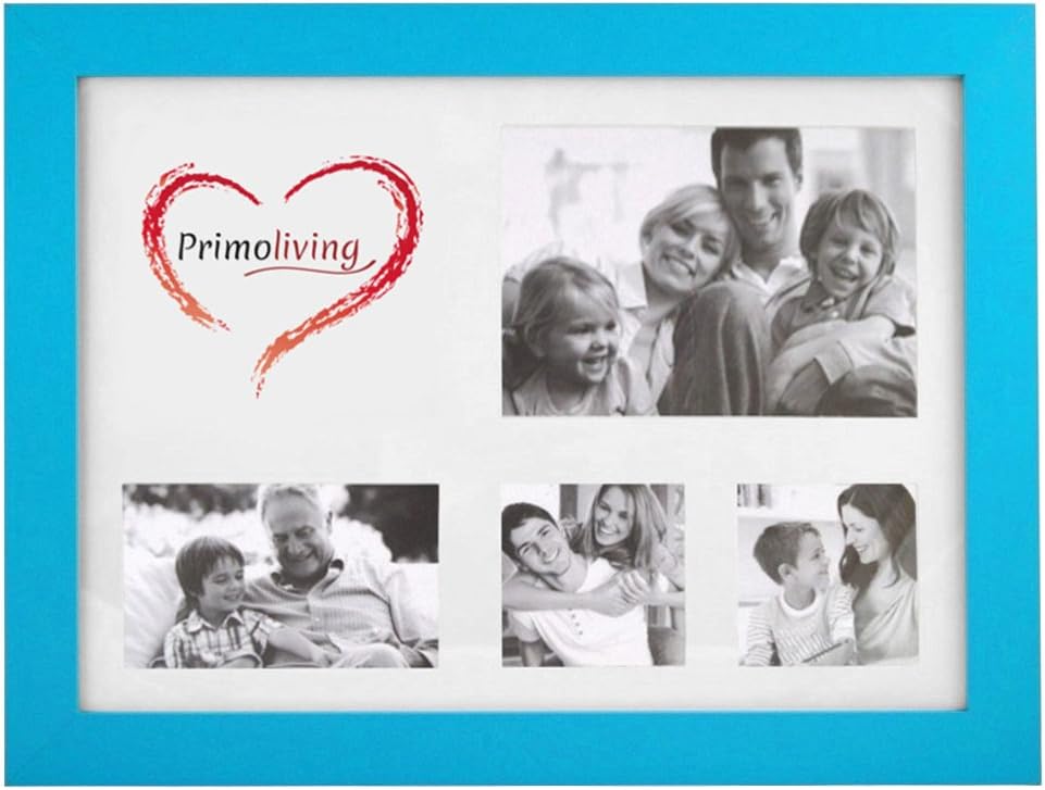 PrimoLiving Knietablett P-455 mit Kissen und Fotorahmen Blau Türkis, Blau