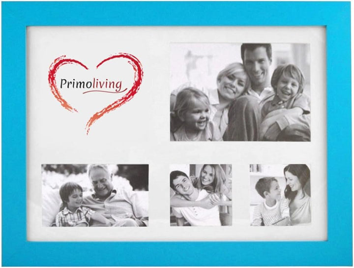 PrimoLiving Knietablett P-455 mit Kissen und Fotorahmen Blau Türkis, Blau