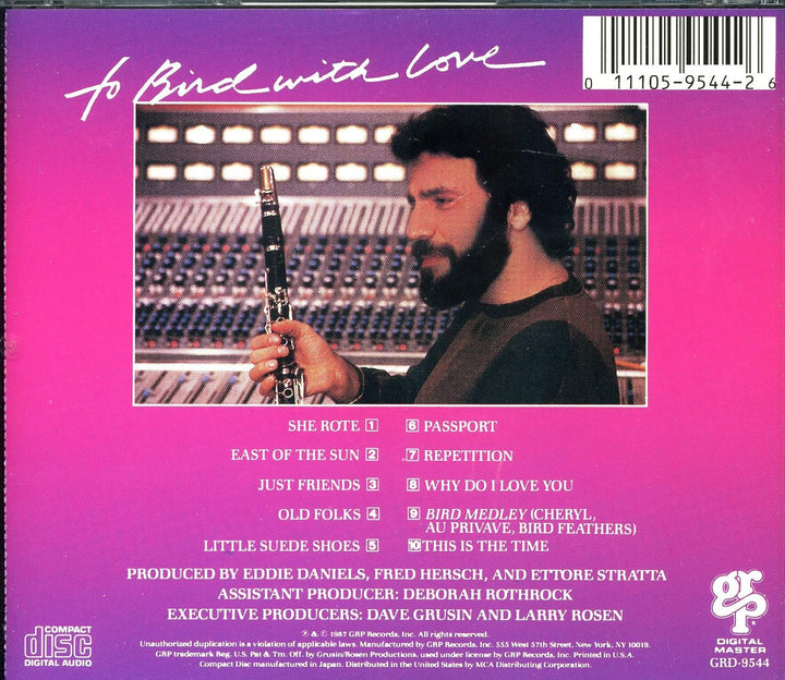 To Bird With Love, Audio-CD