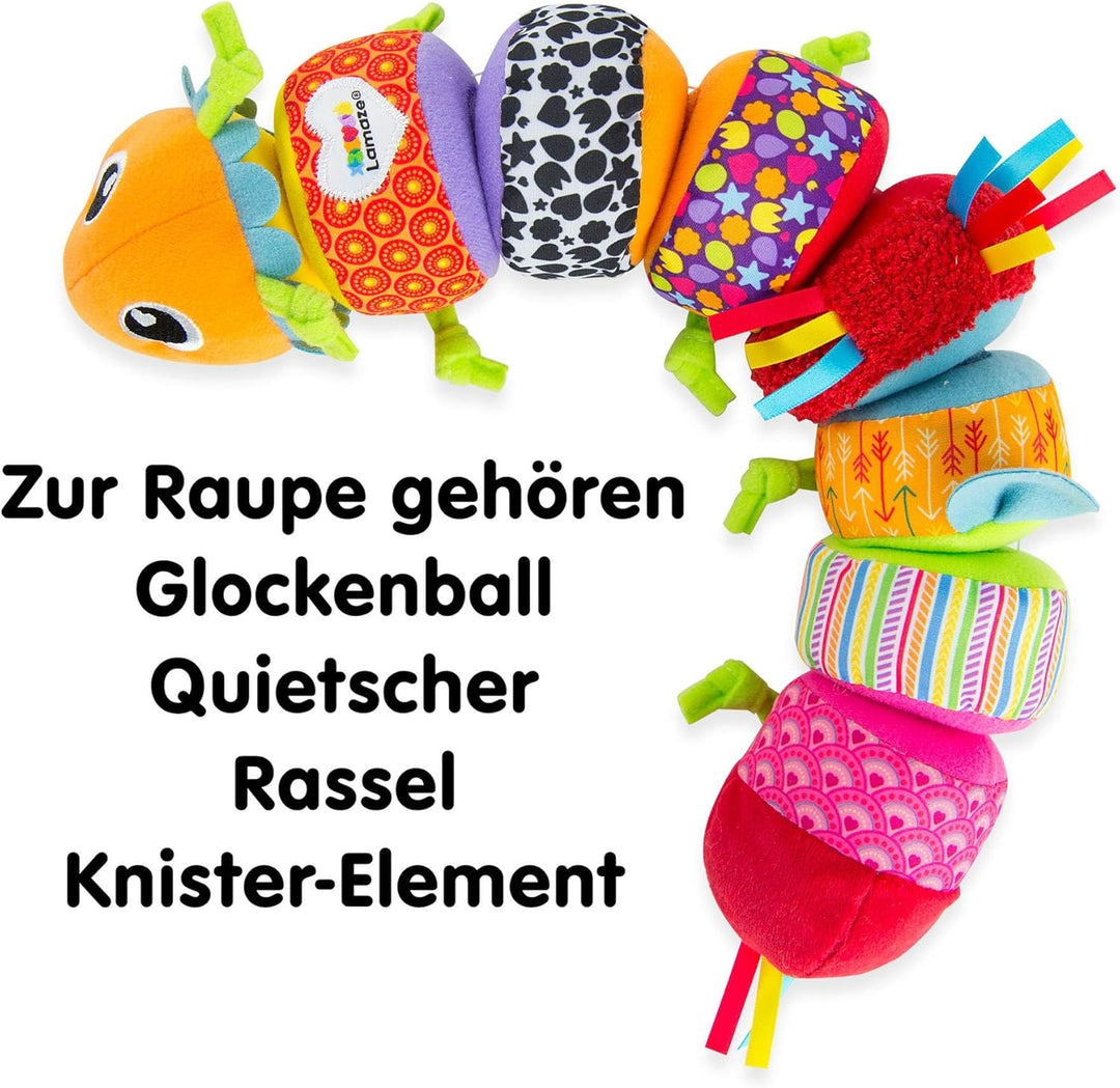 Lamaze Mix & Match Caterpillar Kuscheltier für Baby, Babys Aktivität Sortierspielzeug, für neue Elte