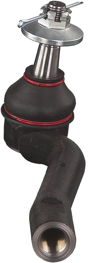 febi bilstein 43215 Spurstangenendstück mit Kronenmutter und Splint , 1 Stück Vorderachse links, Vor