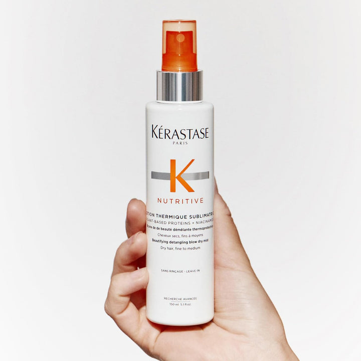 Kérastase Nutritive, Pflegender Hitzeschutz für trockenes, feines bis mittleres Haar, Für mehr Glanz
