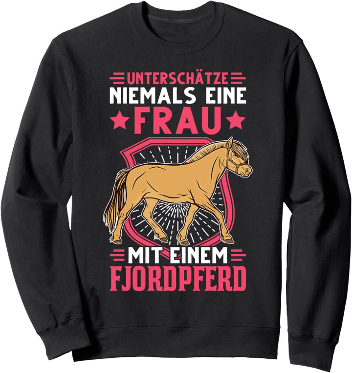 Fjordpferd Norweger Pferd Fjordi Fjord Pferd Sweatshirt