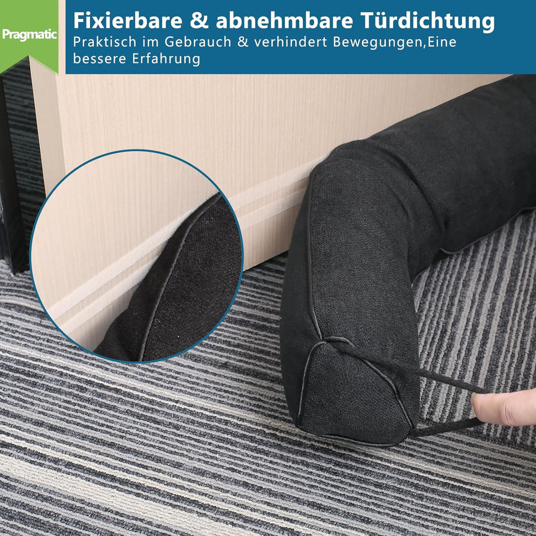 HooTown Zugluftstopper für türen, 92cm Schwerer Zugluftstopper tür Zugluftstopper Windstopper Türluf