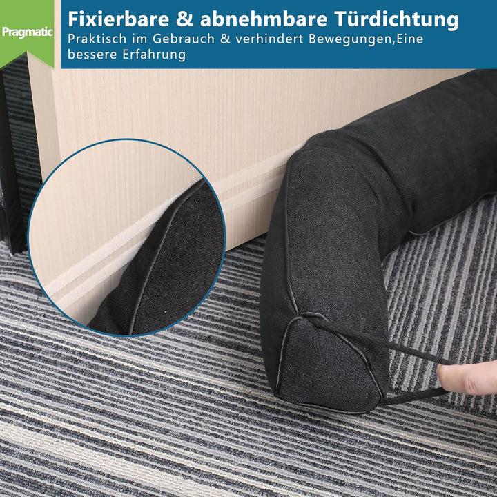 HooTown Zugluftstopper für türen, 92cm Schwerer Zugluftstopper tür Zugluftstopper Windstopper Türluf