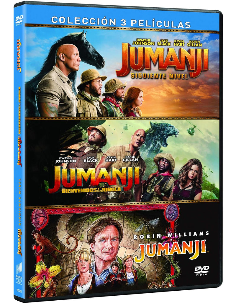 Jumanji: 1995 + Bienvenidos a la Jungla + El Siguiente Nivel