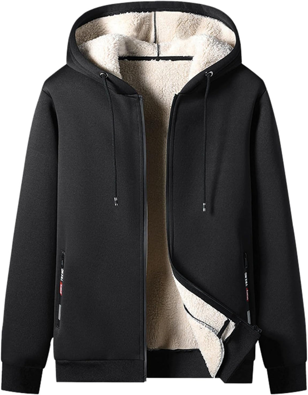 Duohropke Trainingsanzug Herren Winter Warm Jogginganzug mit Fleece Gefütterte, Männer Sportanzug Ca