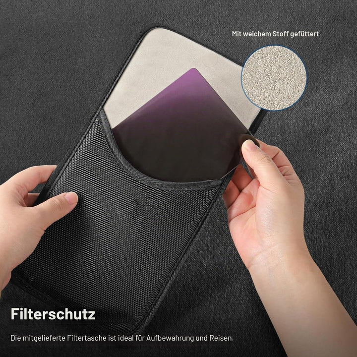 NEEWER ND0.9 (3 Stopps) quadratischer ND Filter, 4 x 5,65Zoll, doppelseitiger 30 Multi Nano beschich